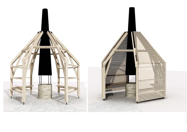 Utulna Pardubice vizualizace