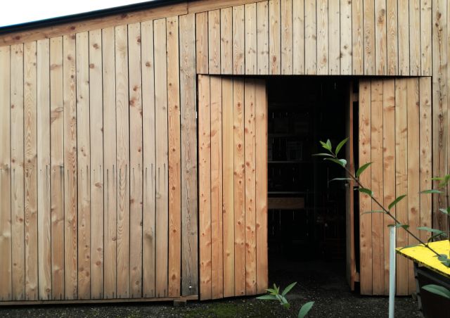 Kůlna v Úpici vstup